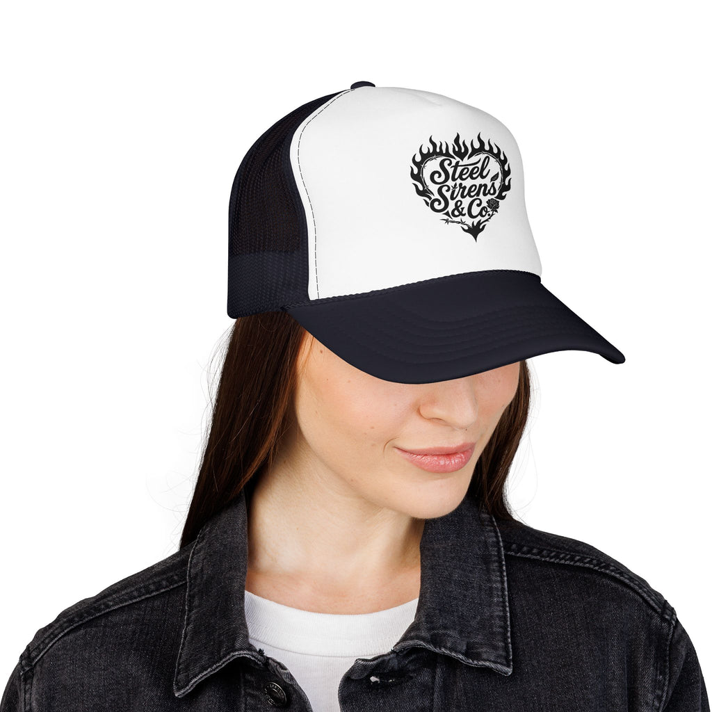 Heart on Fire Foam Trucker Hat