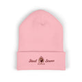 Steel Sirens Flame Crest Embroidered Beanie