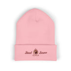 Steel Sirens Flame Crest Embroidered Beanie