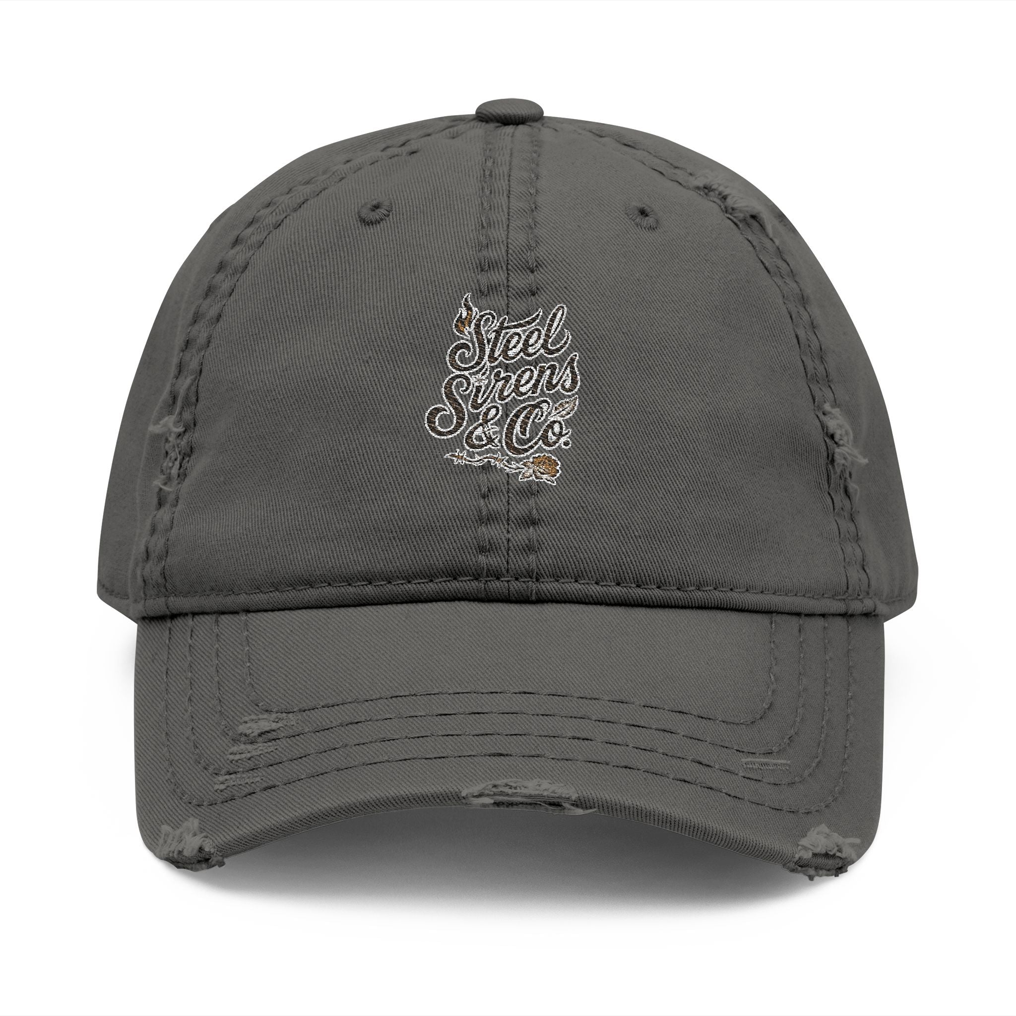 Distressed Dad Hat (Embroidery)