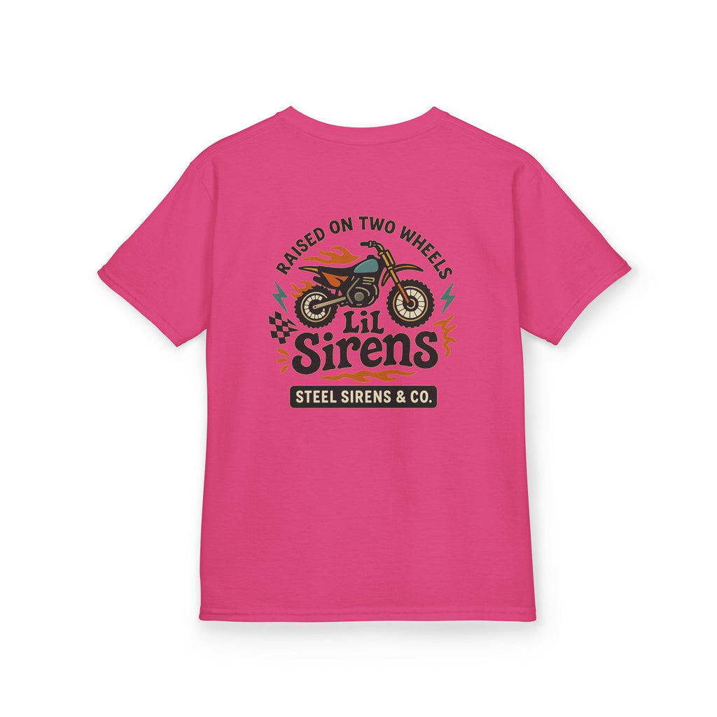 Raised on Two Wheels Youth Tee