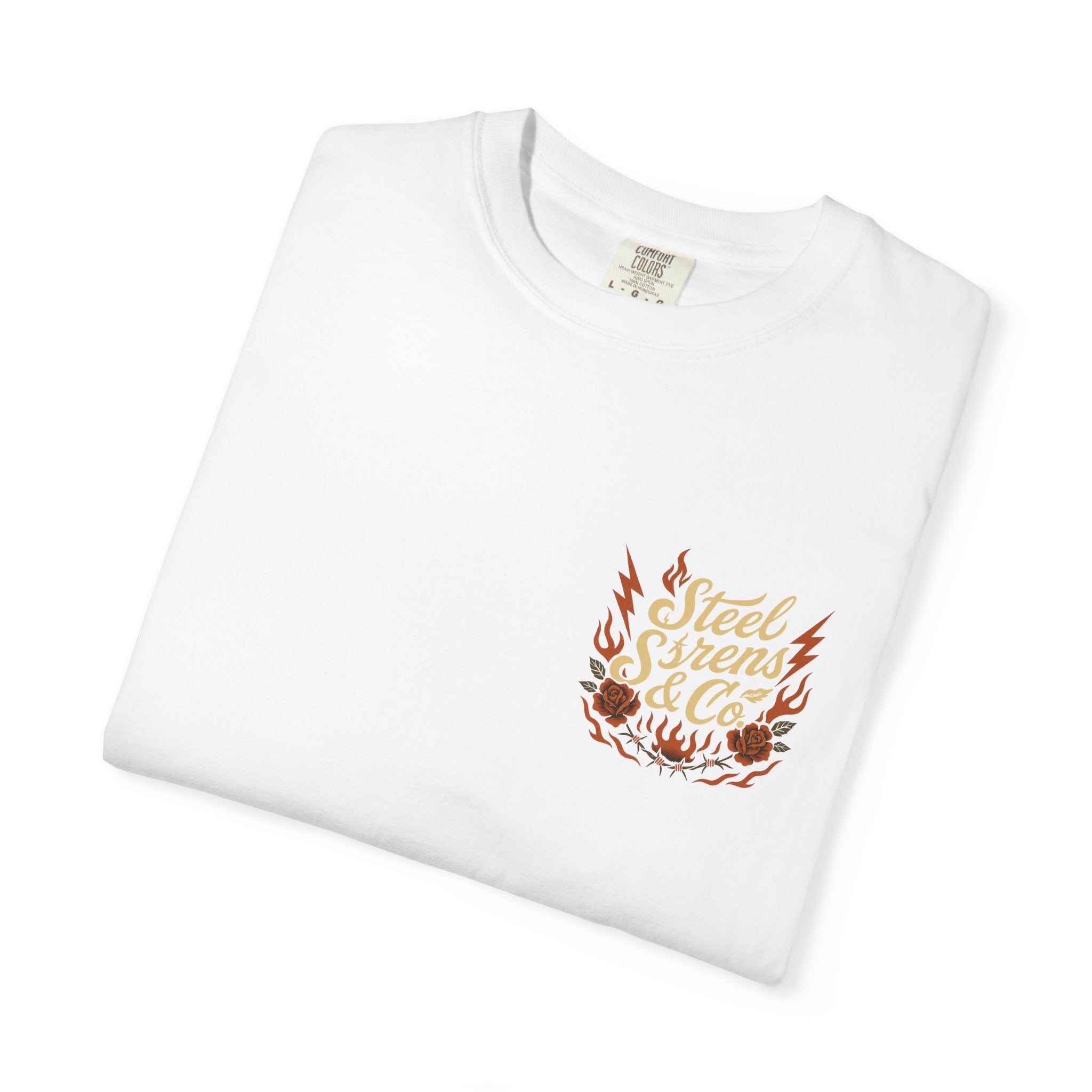 Leo Born, Fire Forged Garment-Dyed T-shirt