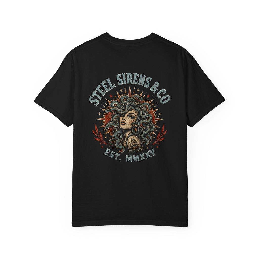 Steel Sirens T-Shirt — Vintage Motorcycle Club Graphic Tee