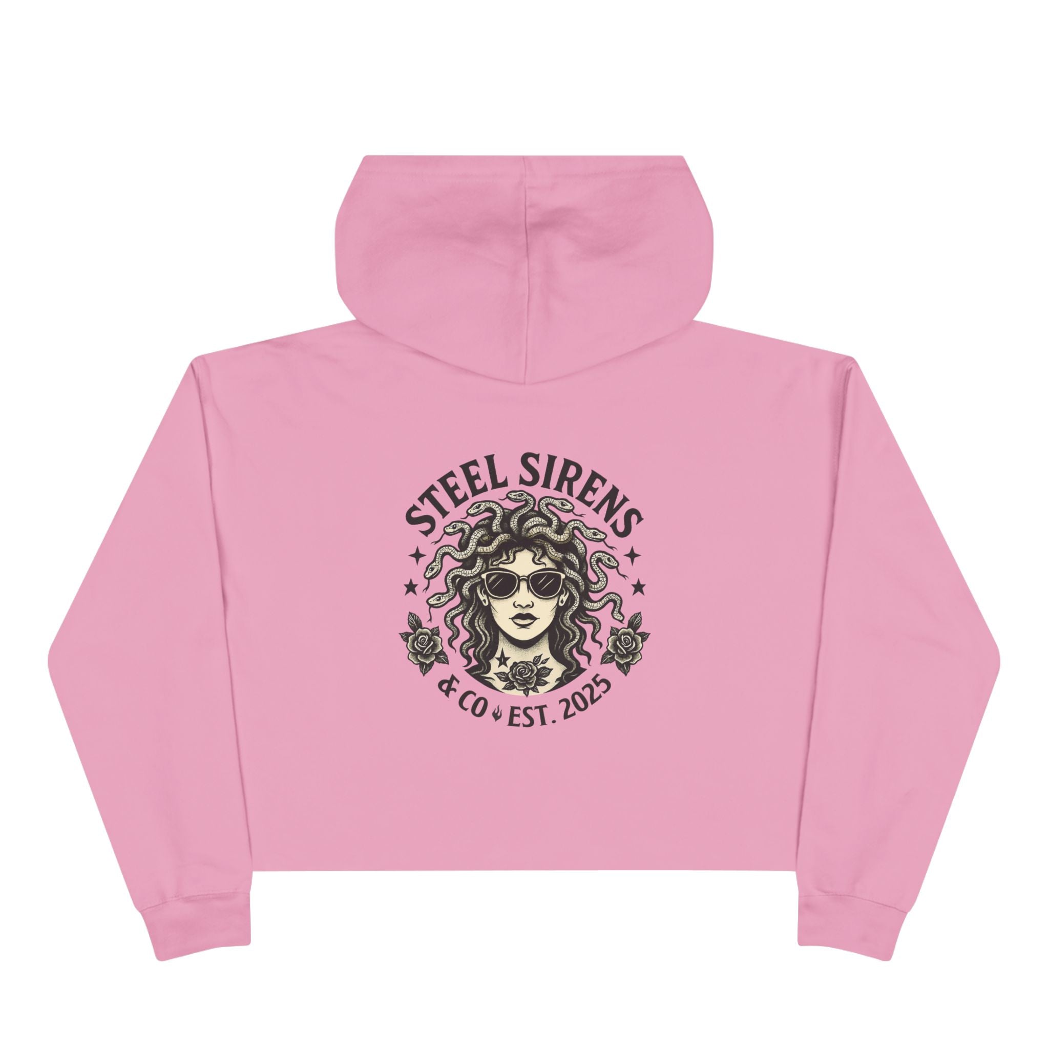 Classic Medusa Cropped Hoodie