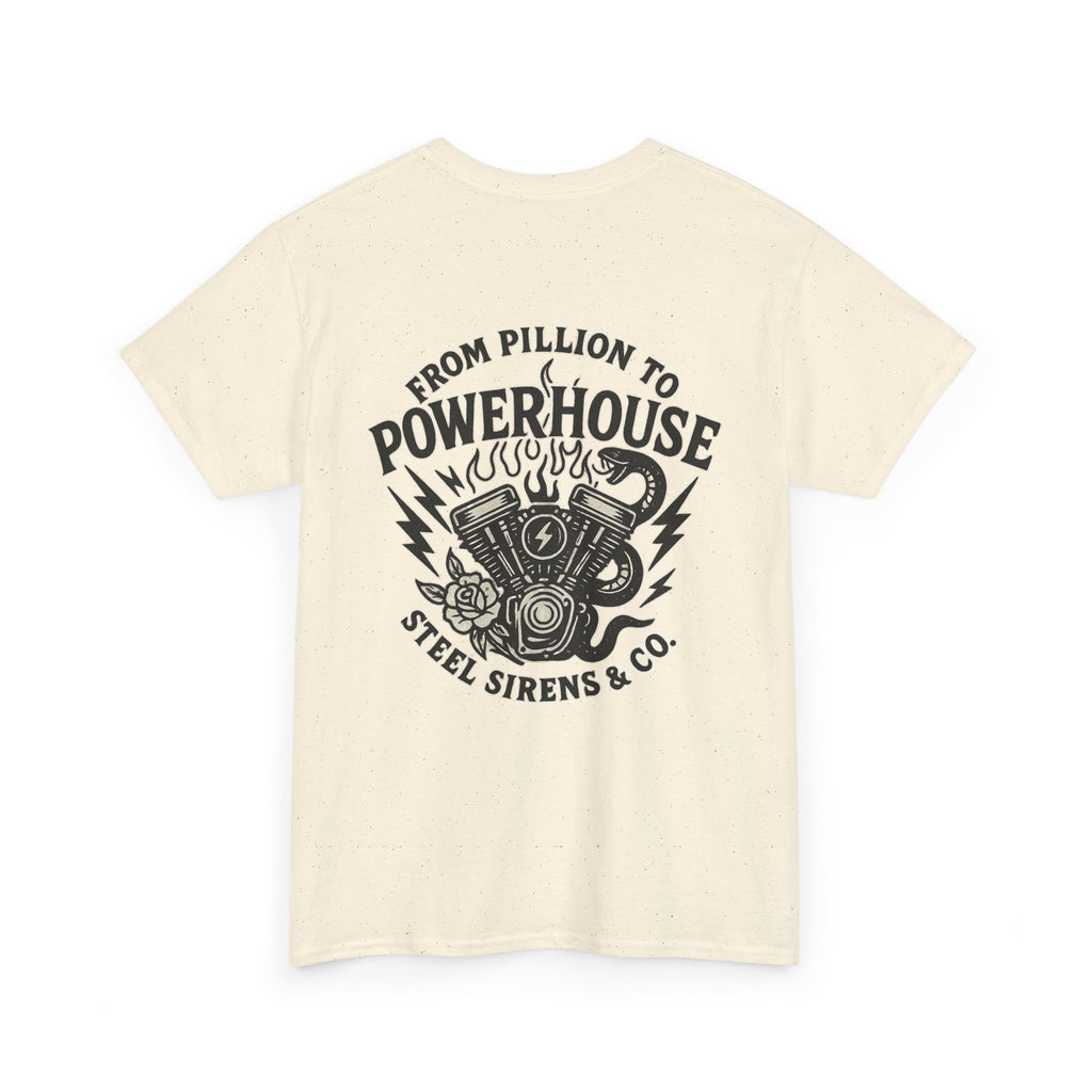 Pillion to Powerhouse Tee