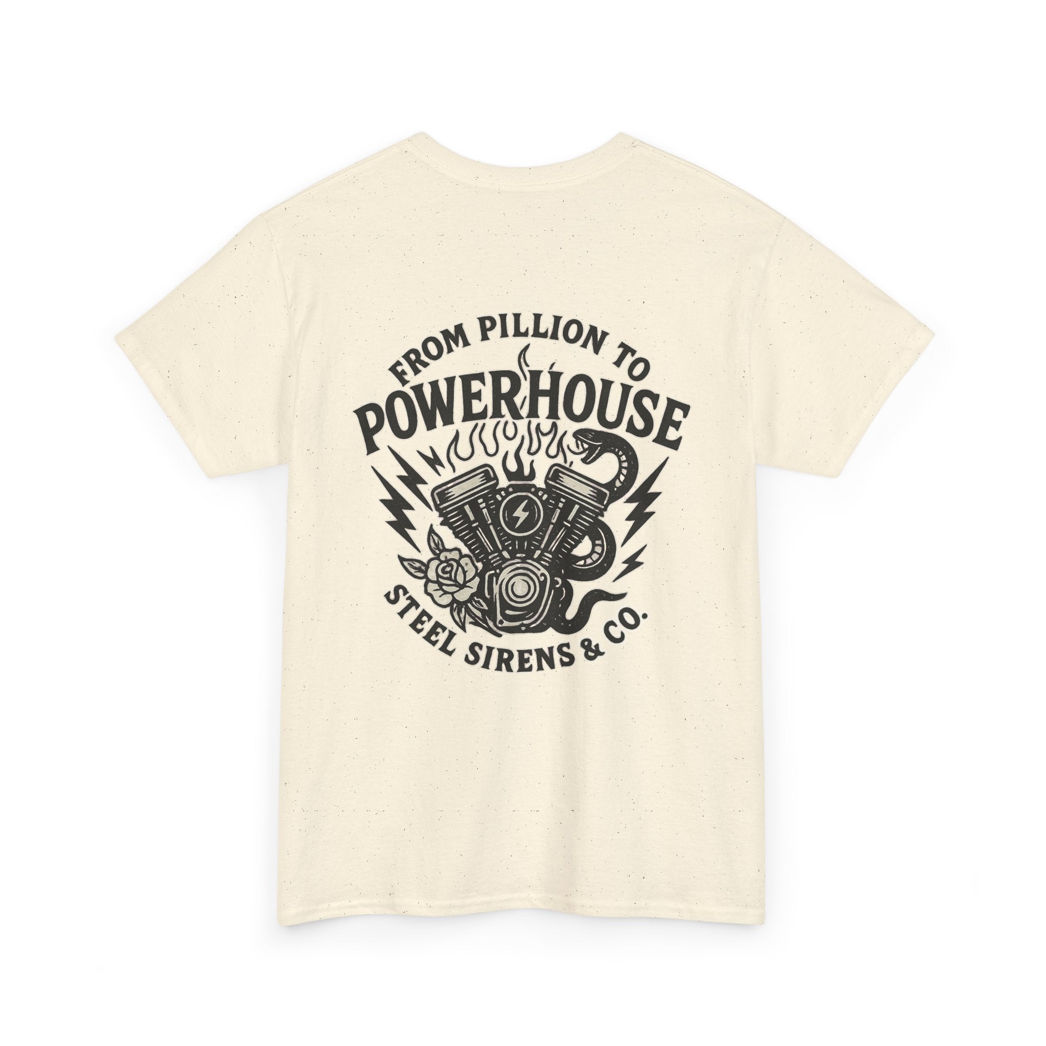 Pillion to Powerhouse Tee