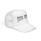 Flaming Steel Sirens Embroidered Trucker Hat