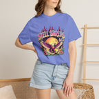 Steel Sirens Graphic T-Shirt — Retro Eagle Sunset Band Tee
