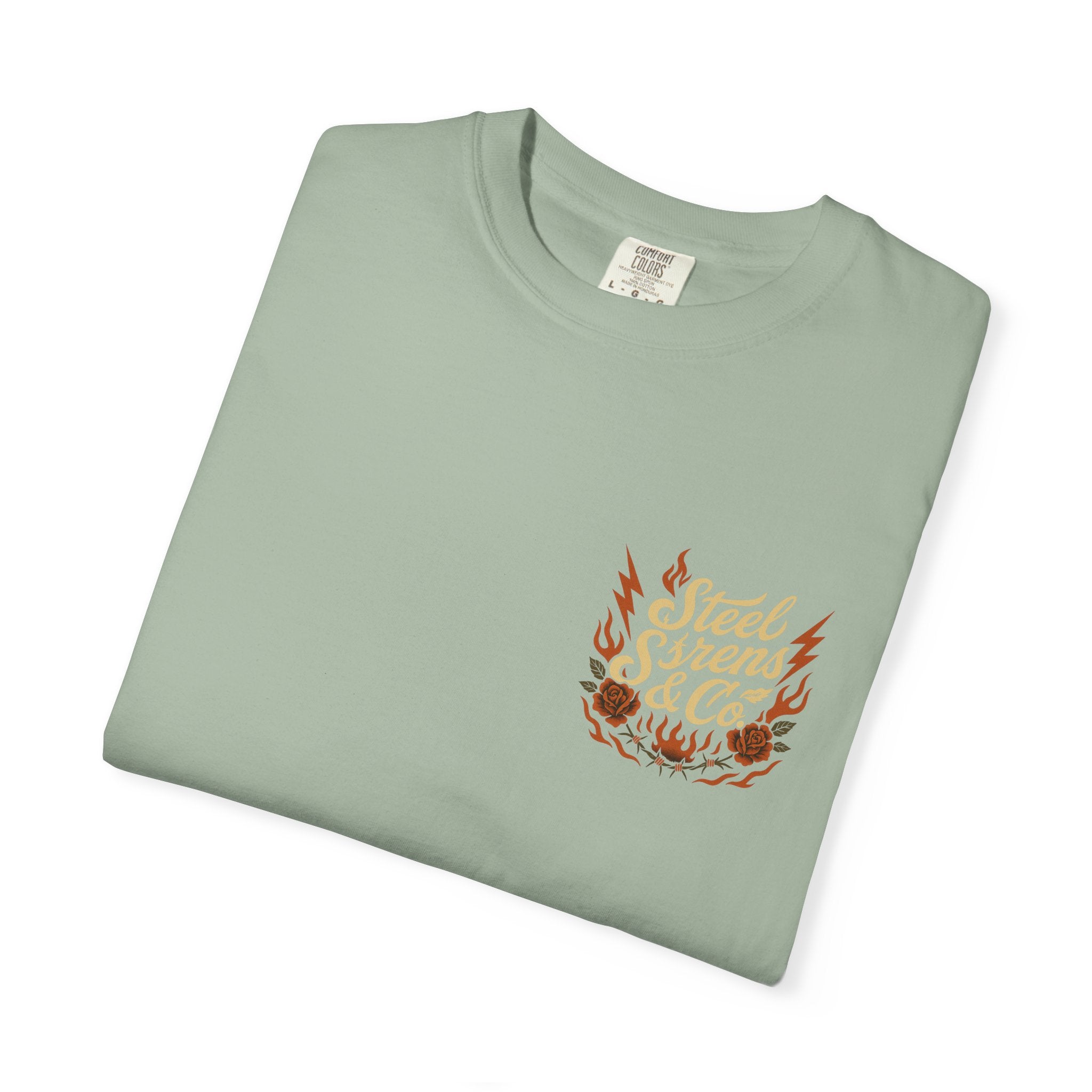 Leo Born, Fire Forged Garment-Dyed T-shirt