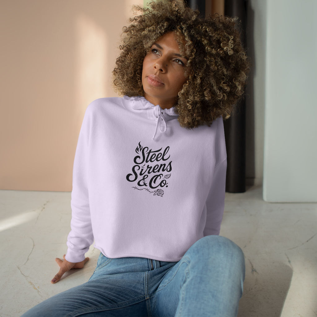 Classic Medusa Cropped Hoodie