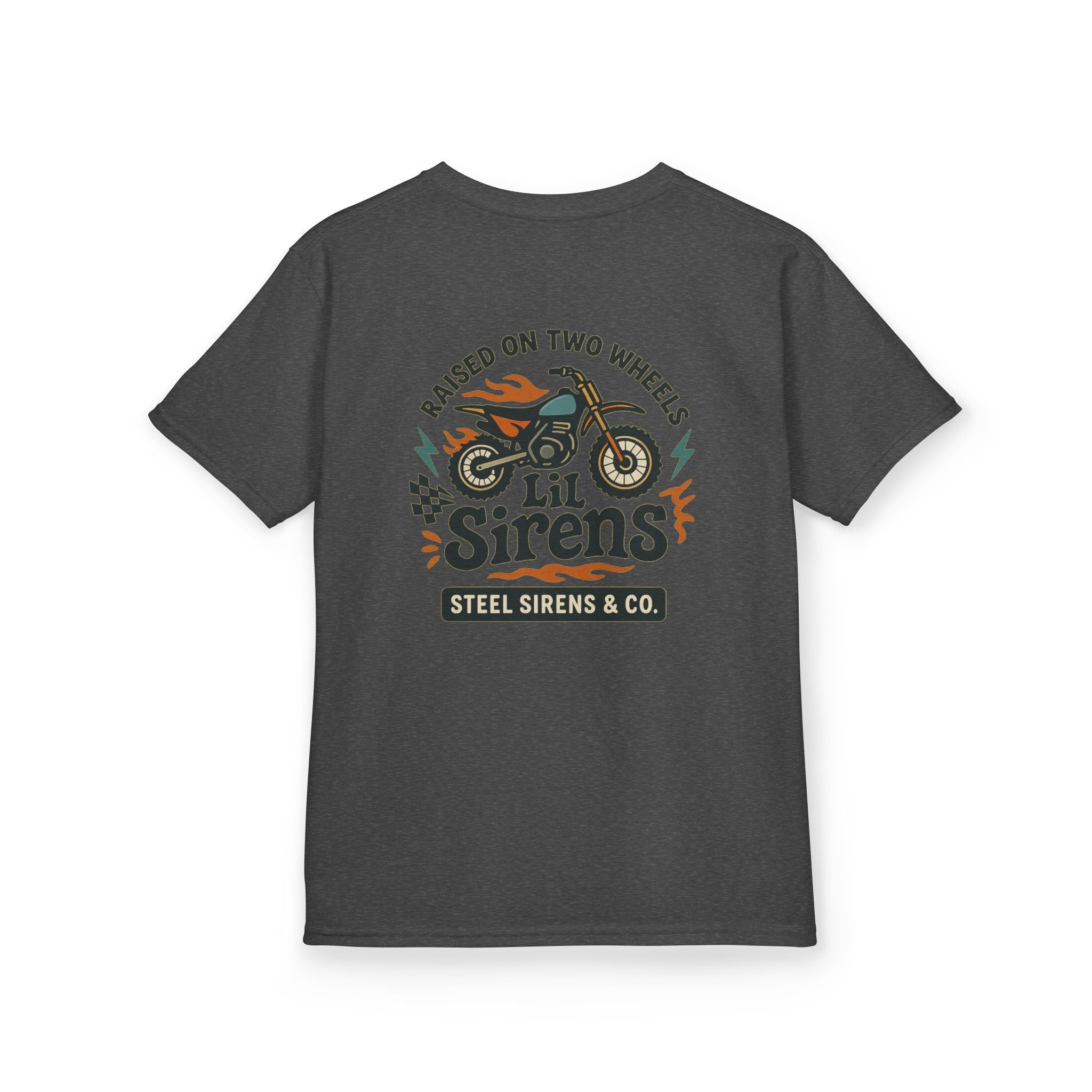 Raised on Two Wheels Youth Tee