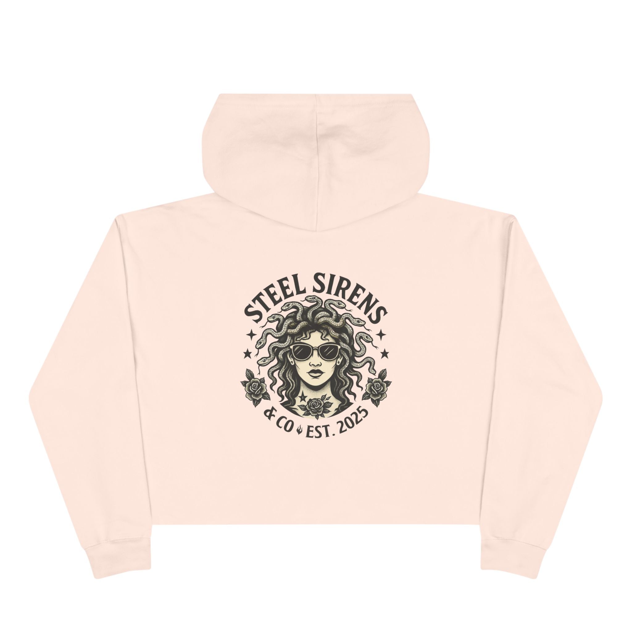 Classic Medusa Cropped Hoodie
