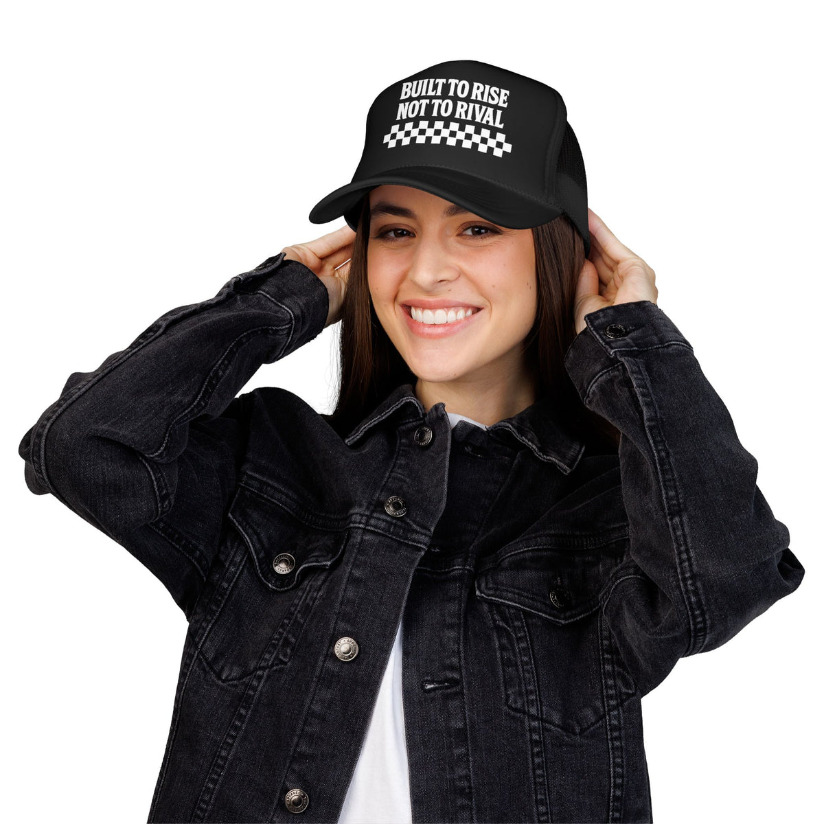 Rise Over Rivalry Foam Trucker Hat