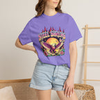 Steel Sirens Graphic T-Shirt — Retro Eagle Sunset Band Tee