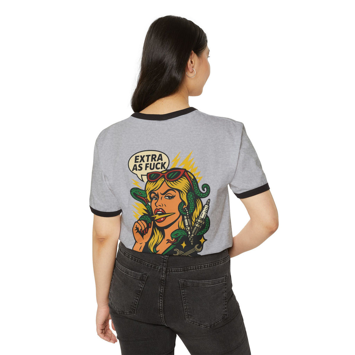 Extra As F*ck Retro Tee