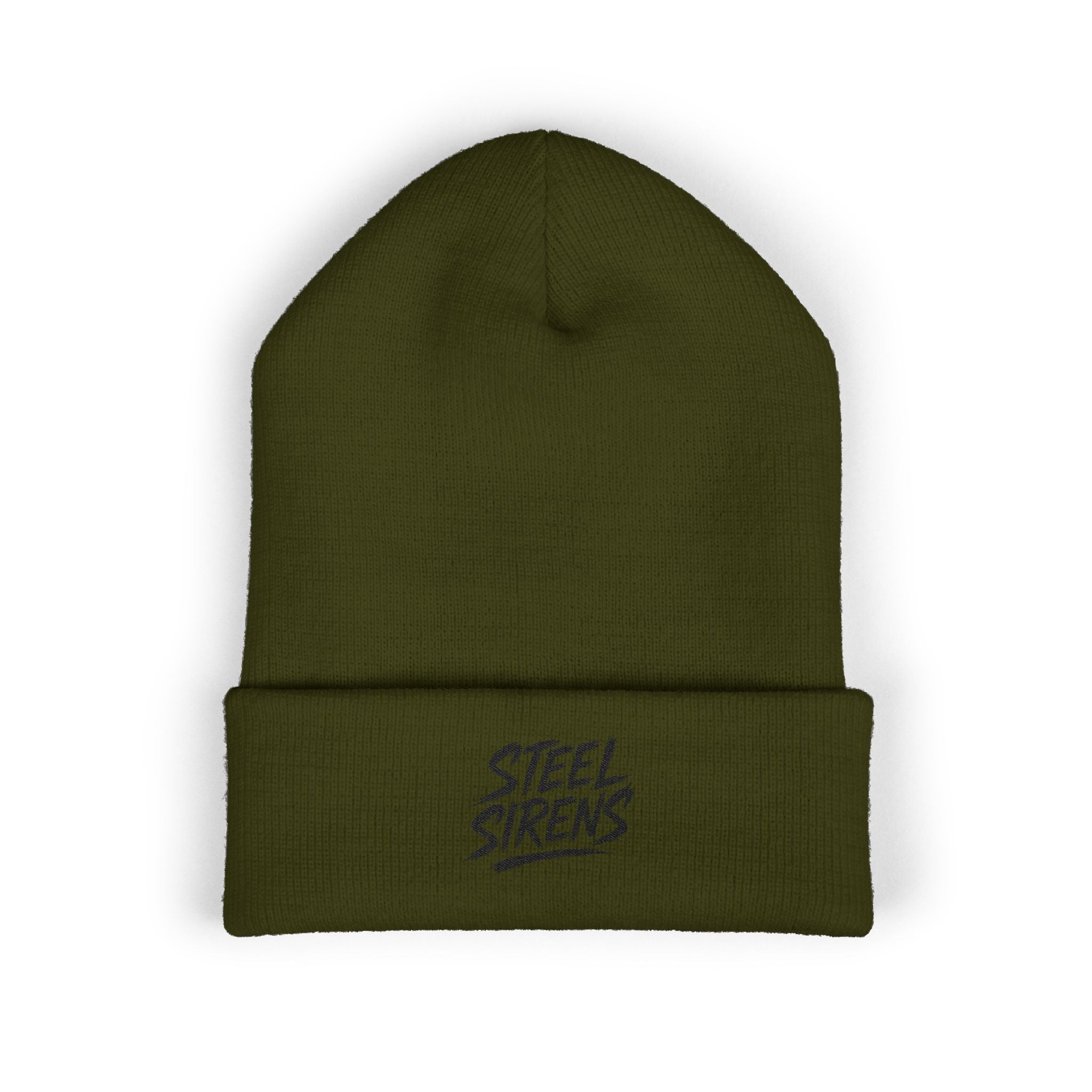 Steel Sirens Embroidered Cuffed Beanie
