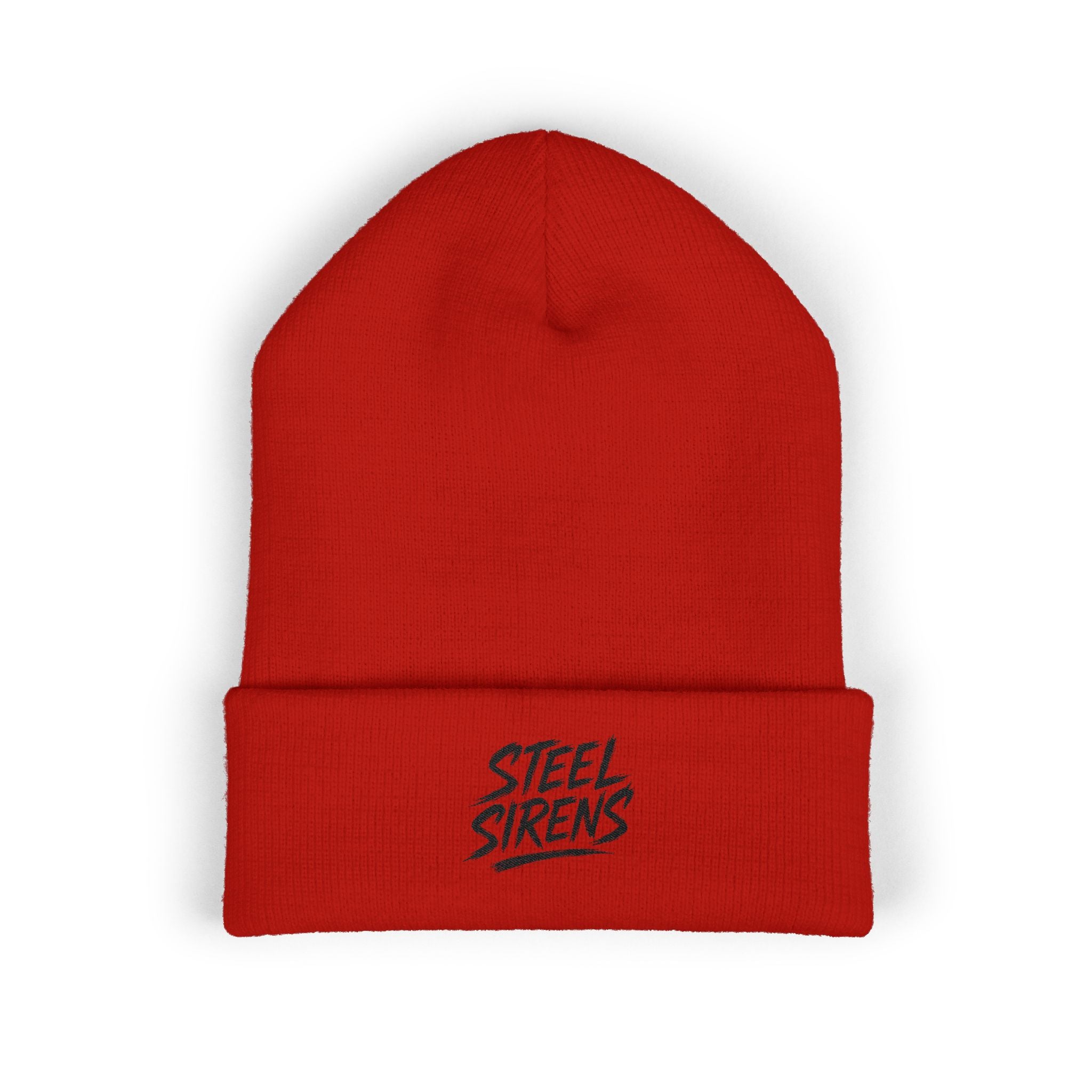 Steel Sirens Embroidered Cuffed Beanie