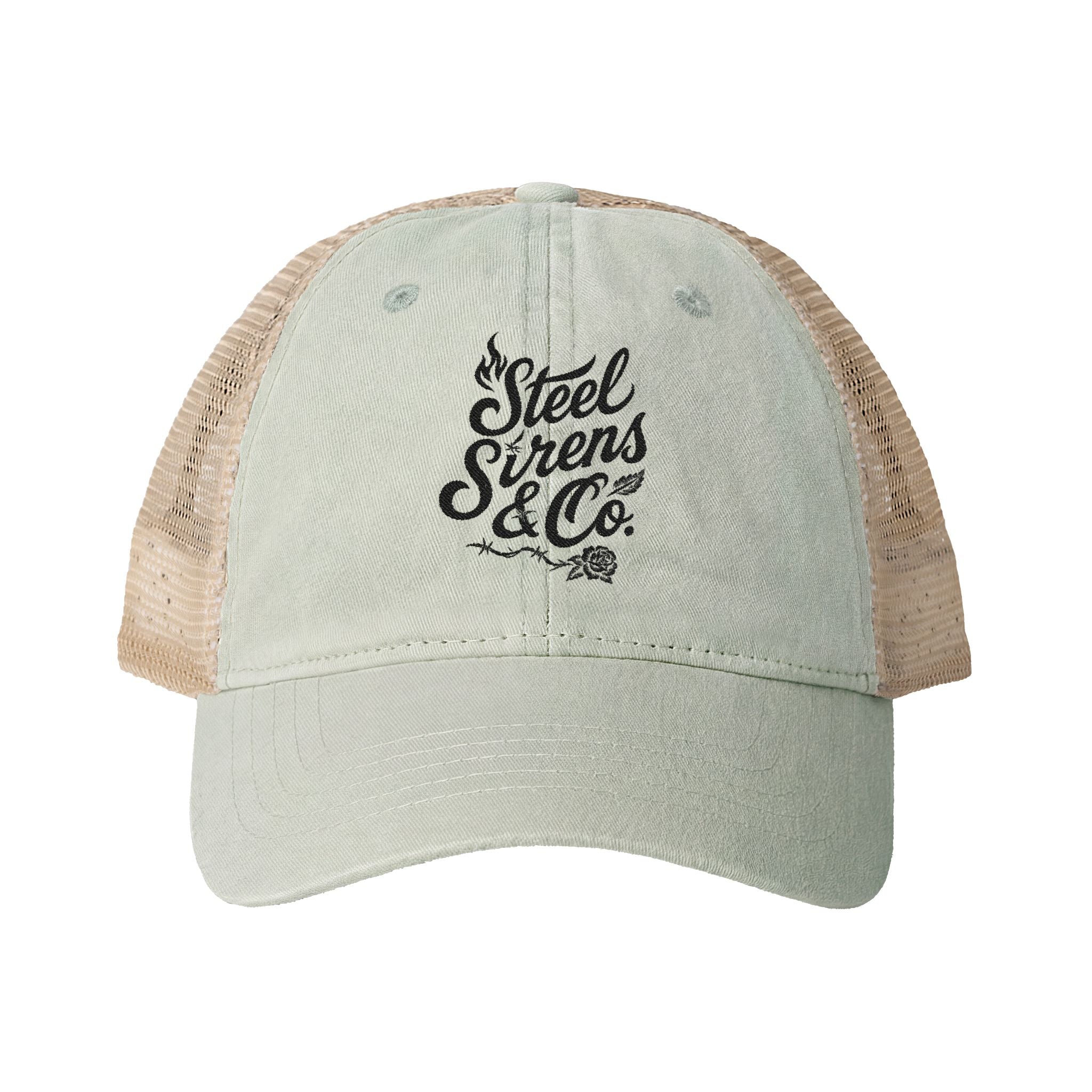 Women's Washed Mesh-Back Cap