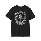 Steel Sirens Co. T‑Shirt — Trident Logo Tee (“No Rivals, No Regrets”)