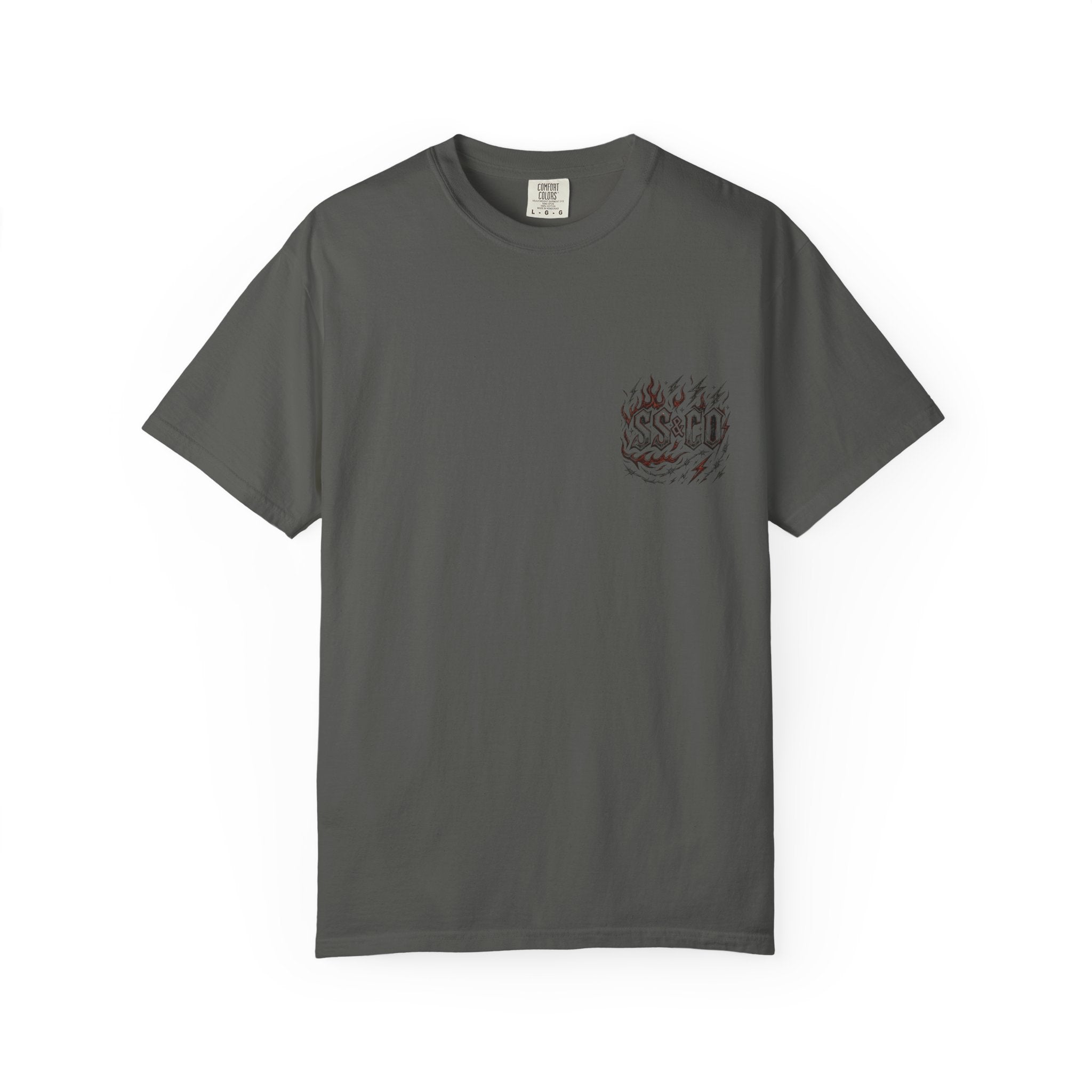 Karma Skull T-Shirt — "Chrome Won’t Save You From Karma" Moto Graphic Tee