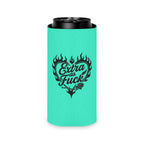 Extra as Fuck Can Cooler – Steel Sirens & Co. Flaming Heart Drink Koozie