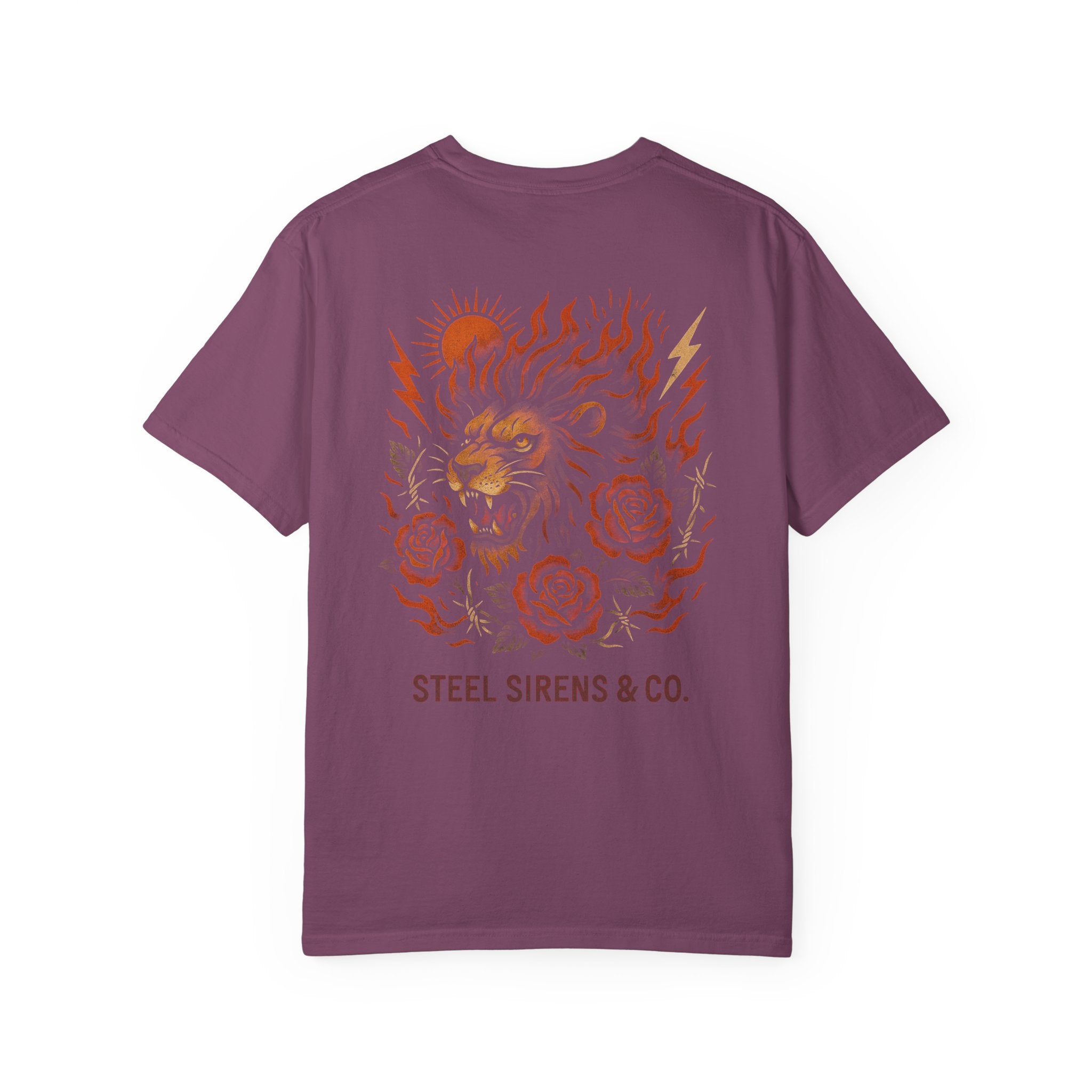 Leo Born, Fire Forged Garment-Dyed T-shirt