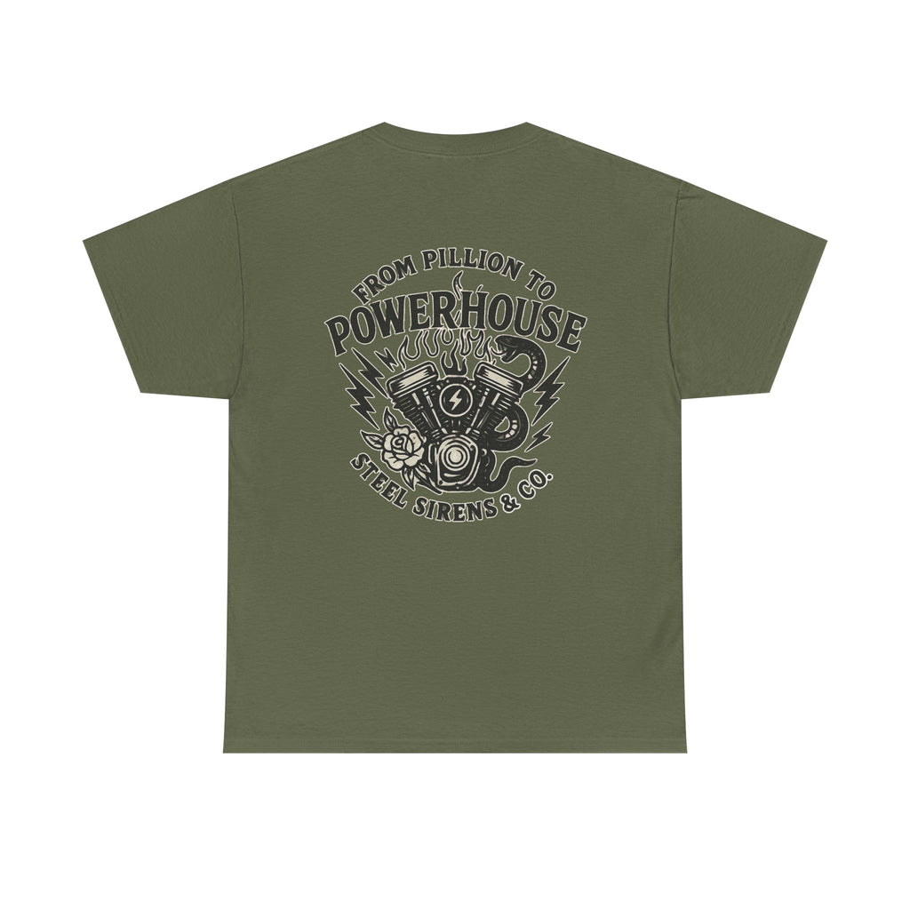 Pillion to Powerhouse Tee