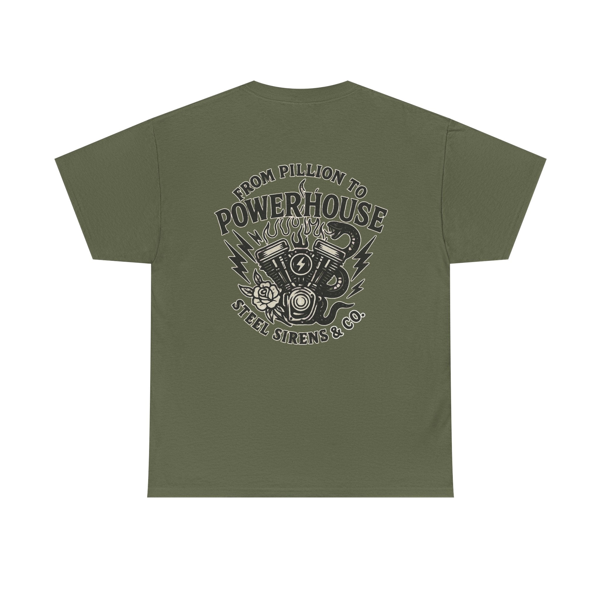 Pillion to Powerhouse Tee