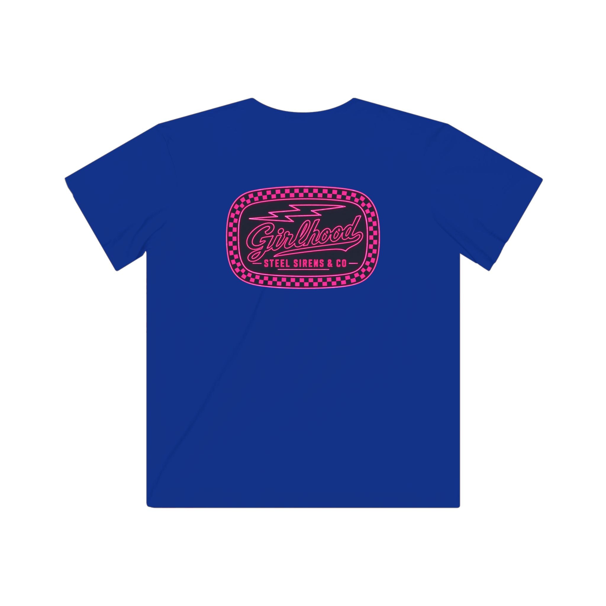 Kids Graphic Tee — Retro Pink 'Good Vibes' Logo