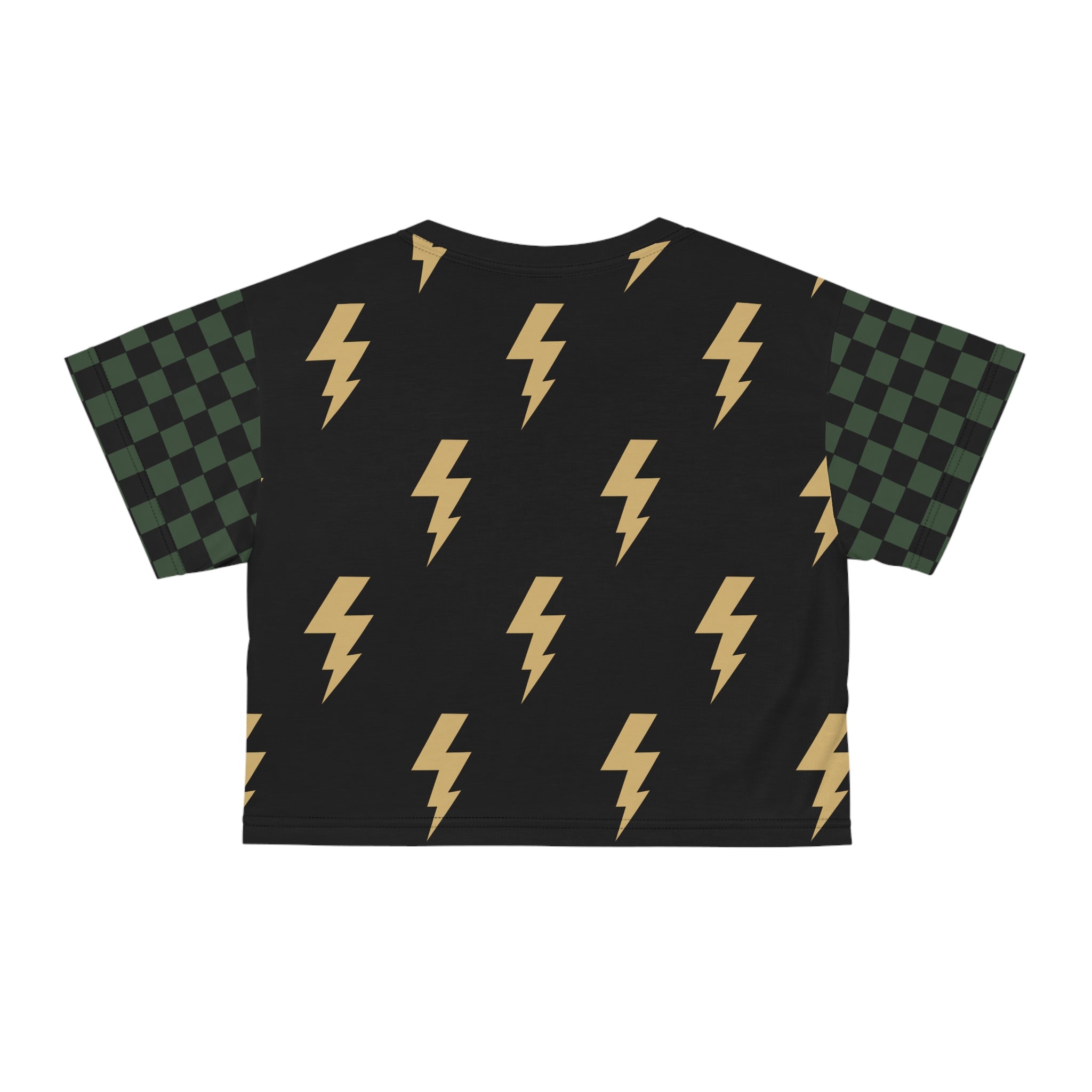 Low-Key, High Voltage crop tee