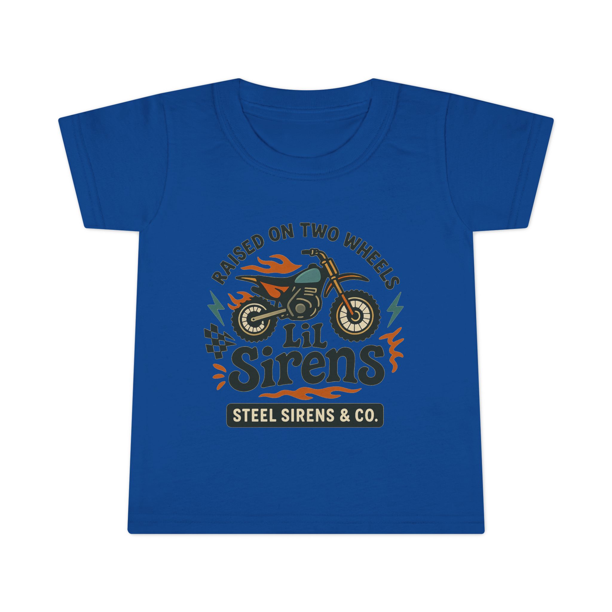 Raised on Two Wheels Toddler Tee - Image 16