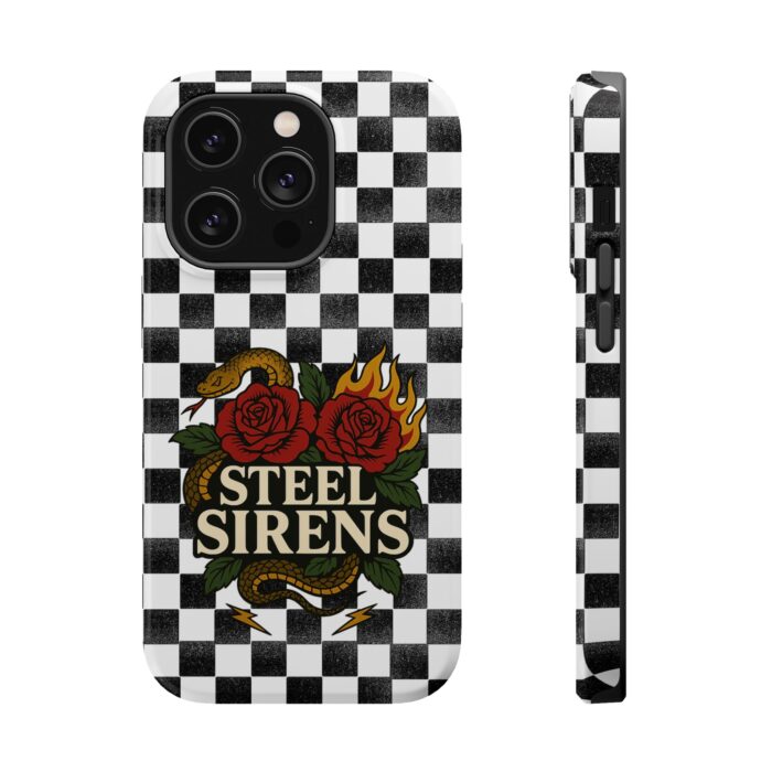 Checkered Flame Phone Case - Image 9
