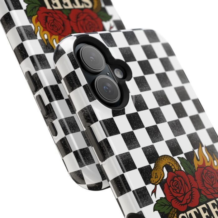 Checkered Flame Phone Case - Image 107