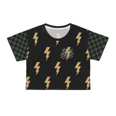 Low-Key, High Voltage crop tee