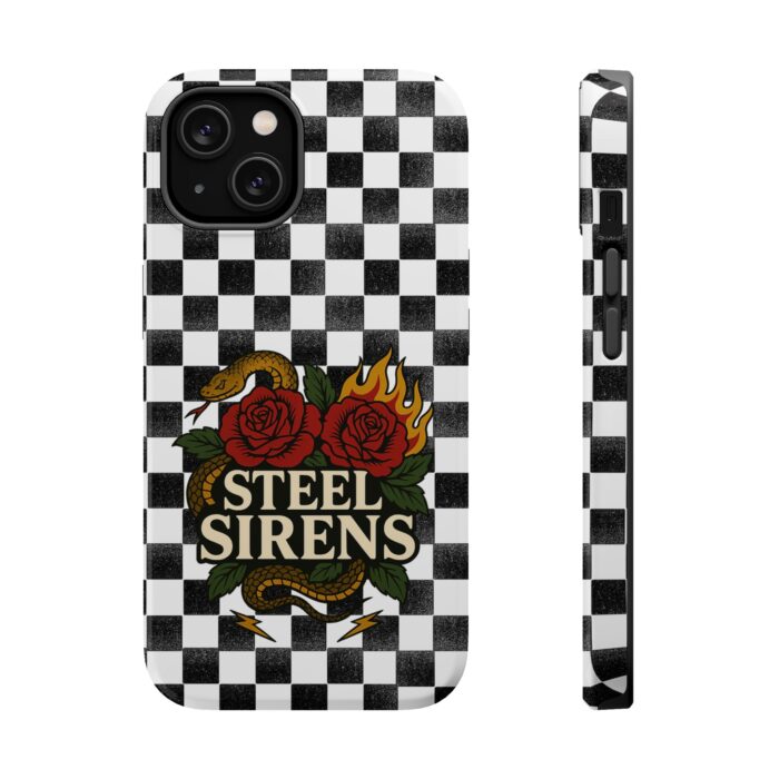 Checkered Flame Phone Case