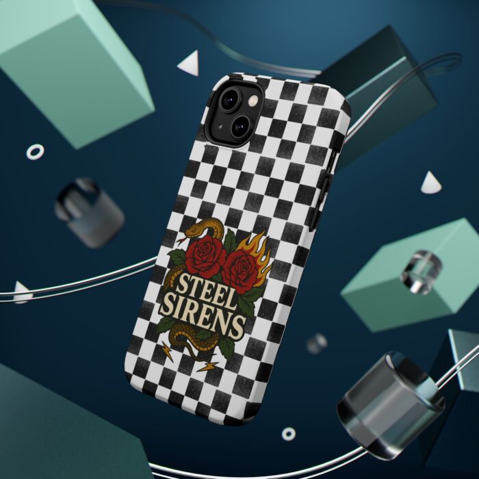 Checkered Flame Phone Case - Image 23