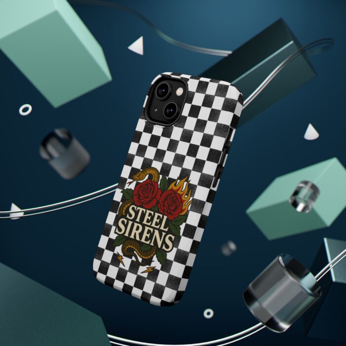 Checkered Flame Phone Case - Image 7
