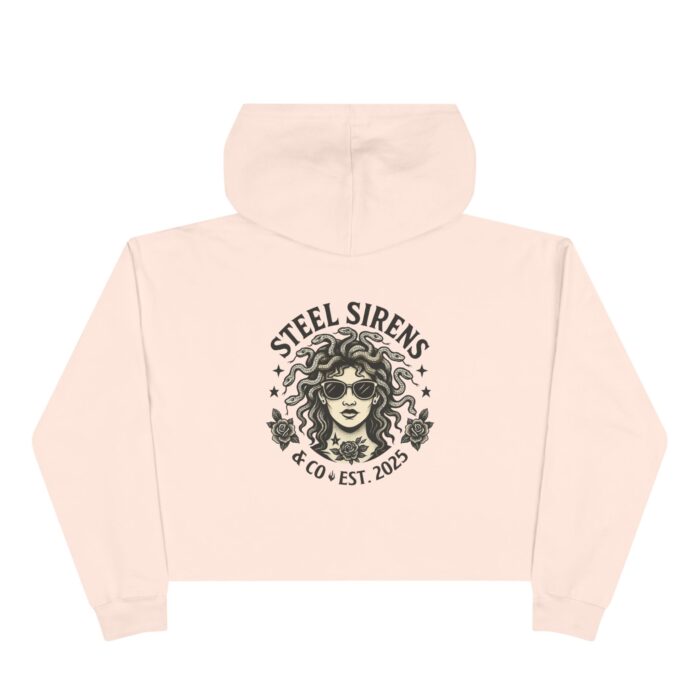 Classic Medusa Cropped Hoodie - Image 11