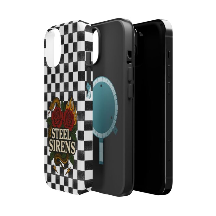 Checkered Flame Phone Case - Image 6