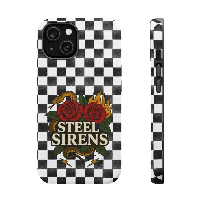 Checkered Flame Phone Case - Image 5