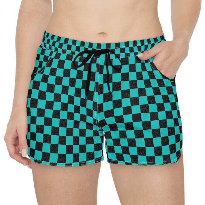 Moto Check Lounge Shorts - Image 3