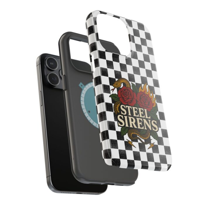 Checkered Flame Phone Case - Image 92