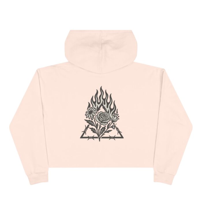 Burn & Bloom Crop Hoodie - Image 8