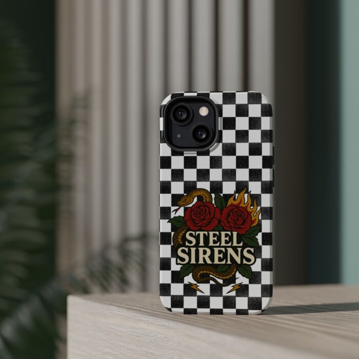 Checkered Flame Phone Case - Image 44