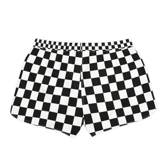 Off Track Moto Check Lounge Shorts - Image 2