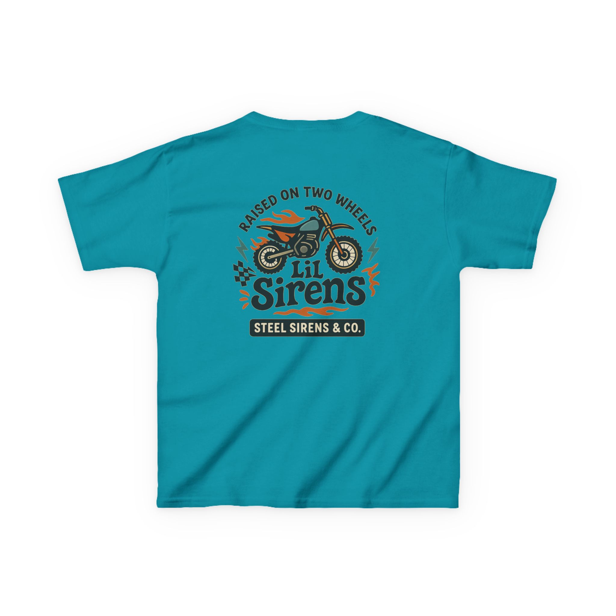 Raised on Two Wheels Youth Tee - Image 44