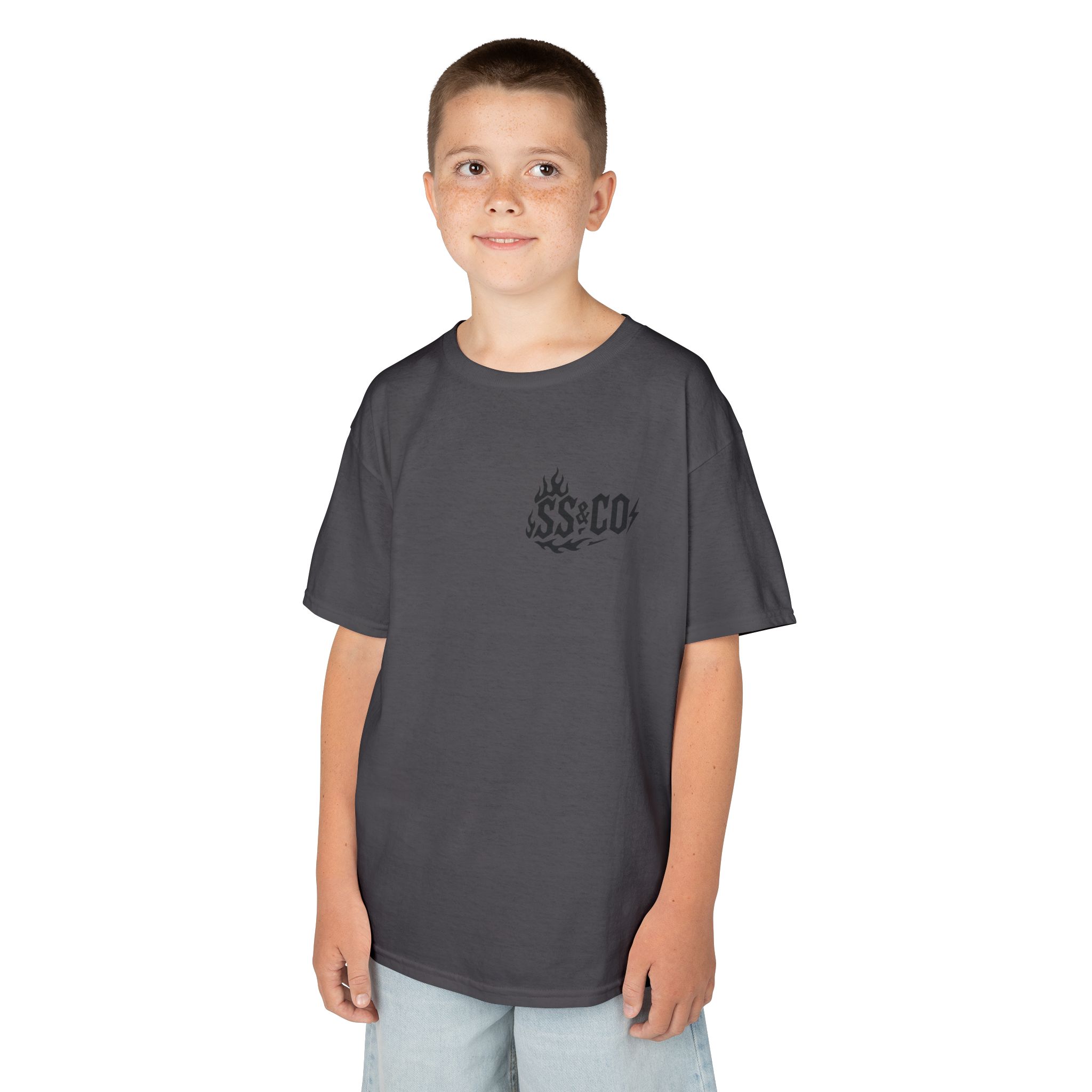 Raised on Two Wheels Youth Tee - Image 53
