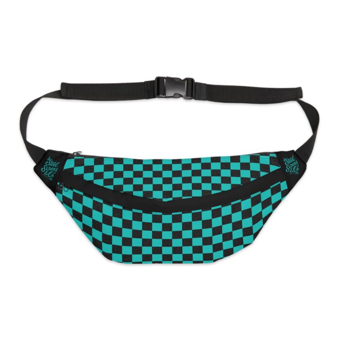 Moto Check Fanny Pack - Mint Vibe Edition