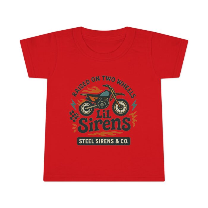 Raised on Two Wheels Toddler Tee - Image 19