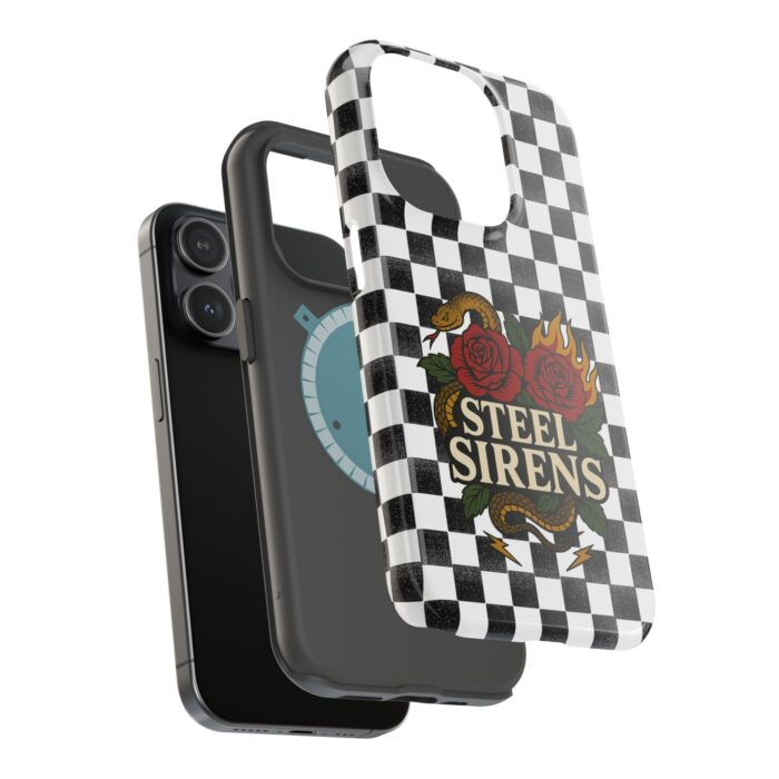 Checkered Flame Phone Case - Image 76